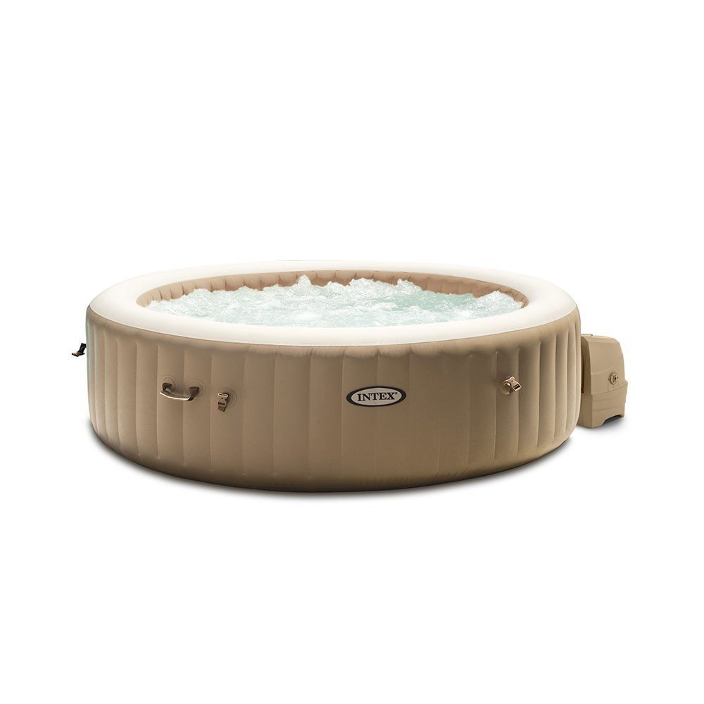 Spa gonflable INTEX Sahara 4 places avec couverture thermique – Offre déstockage