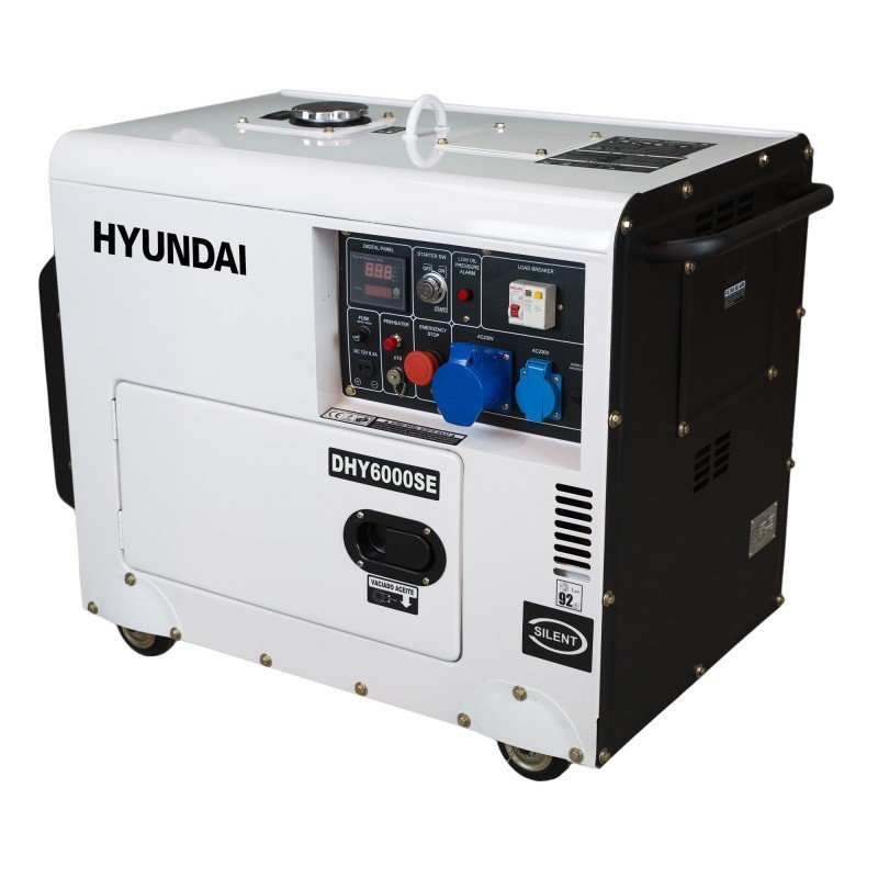 Elektrische generator HYUNDAI DHY6000SE Diesel AE